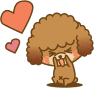 Kawaii Dog - Toy Poodle sticker #475313