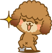 Kawaii Dog - Toy Poodle sticker #475327