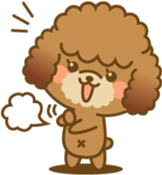 Kawaii Dog - Toy Poodle sticker #475328