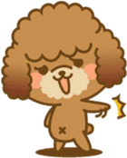 Kawaii Dog - Toy Poodle sticker #475329