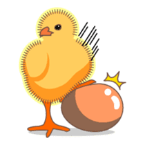 Chicken and Egg sticker #475792