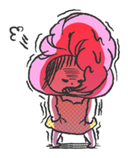 ice cream girl sticker #476026