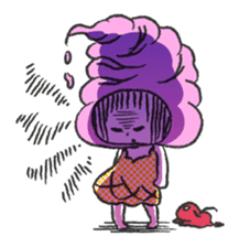ice cream girl sticker #476032