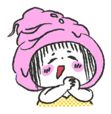 ice cream girl sticker #476034