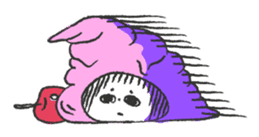 ice cream girl sticker #476040