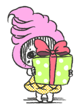 ice cream girl sticker #476042