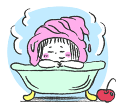 ice cream girl sticker #476044