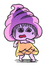 ice cream girl sticker #476045