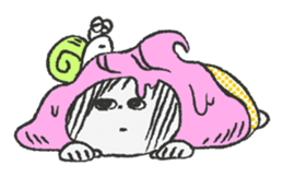 ice cream girl sticker #476049