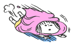 ice cream girl sticker #476052