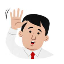 Salaryman Sato sticker #477012