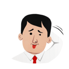 Salaryman Sato sticker #477015