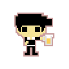 8BIT TOWN sticker #477144