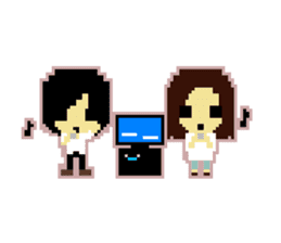 8BIT TOWN sticker #477159