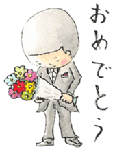 UTSUMUKI-KUN STICKER sticker #477321