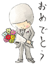 UTSUMUKI-KUN STICKER sticker #477321