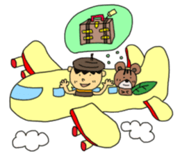 Donguribouya&Leaf squirrel sticker #477809