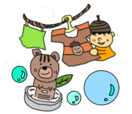 Donguribouya&Leaf squirrel sticker #477828