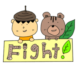 Donguribouya&Leaf squirrel sticker #477836