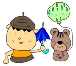 Donguribouya&Leaf squirrel sticker #477845