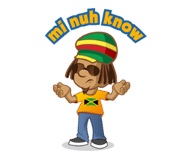 IRIE IDRIN (Jamaican patwa stickers) sticker #478215