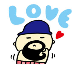 Mustached Baby 3 sticker #478798