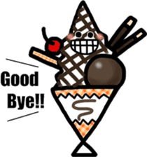 King of the parfait! sticker #479091