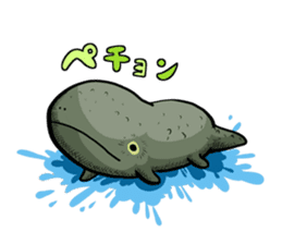 POCCURU&PIPIJI-Cute White Java sparrow- sticker #479695