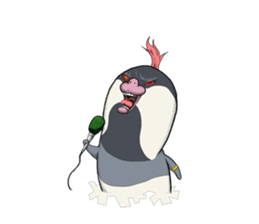 POCCURU&PIPIJI-Cute White Java sparrow- sticker #479712