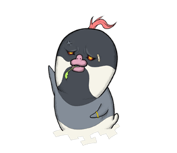 POCCURU&PIPIJI-Cute White Java sparrow- sticker #479713