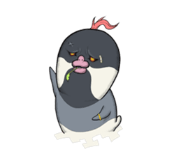 POCCURU&PIPIJI-Cute White Java sparrow- sticker #479713