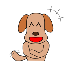 Pet dog "choco" sticker #480371