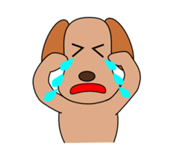 Pet dog "choco" sticker #480374