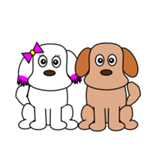 Pet dog "choco" sticker #480376