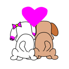 Pet dog "choco" sticker #480380