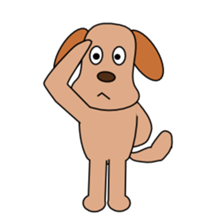 Pet dog "choco" sticker #480381