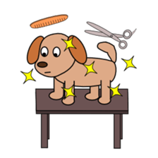 Pet dog "choco" sticker #480386