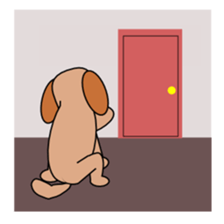 Pet dog "choco" sticker #480388