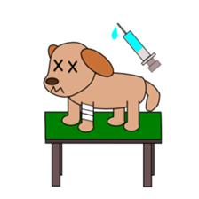 Pet dog "choco" sticker #480389