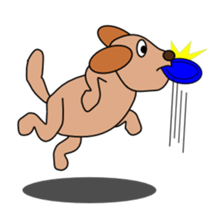 Pet dog "choco" sticker #480392