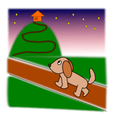 Pet dog "choco" sticker #480395