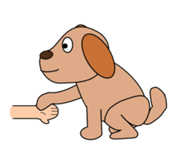 Pet dog "choco" sticker #480398