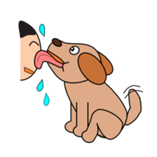 Pet dog "choco" sticker #480399