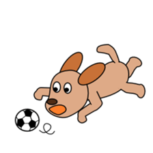 Pet dog "choco" sticker #480400