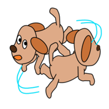 Pet dog "choco" sticker #480403