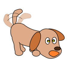 Pet dog "choco" sticker #480404