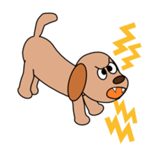 Pet dog "choco" sticker #480405