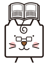 Shy cat mask sticker #480438