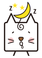 Shy cat mask sticker #480444