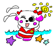 Ochiyame of dog sticker #481099